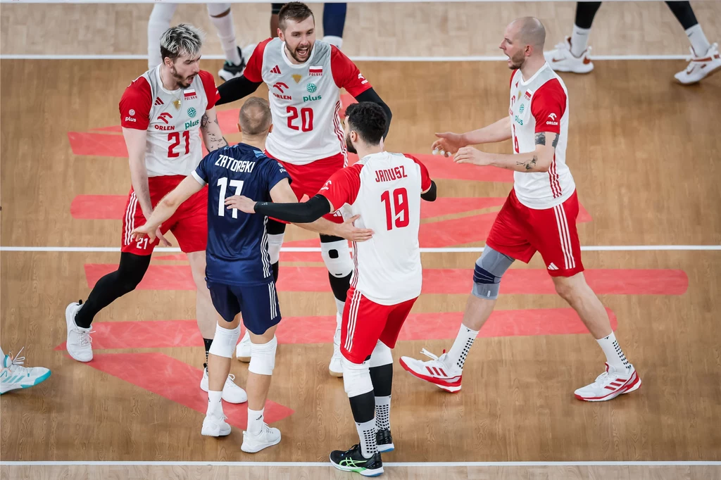 Siatkarze reprezentacji Polski w meczu z Kubą Siatkarze reprezentacji Polski w meczu z Kubą