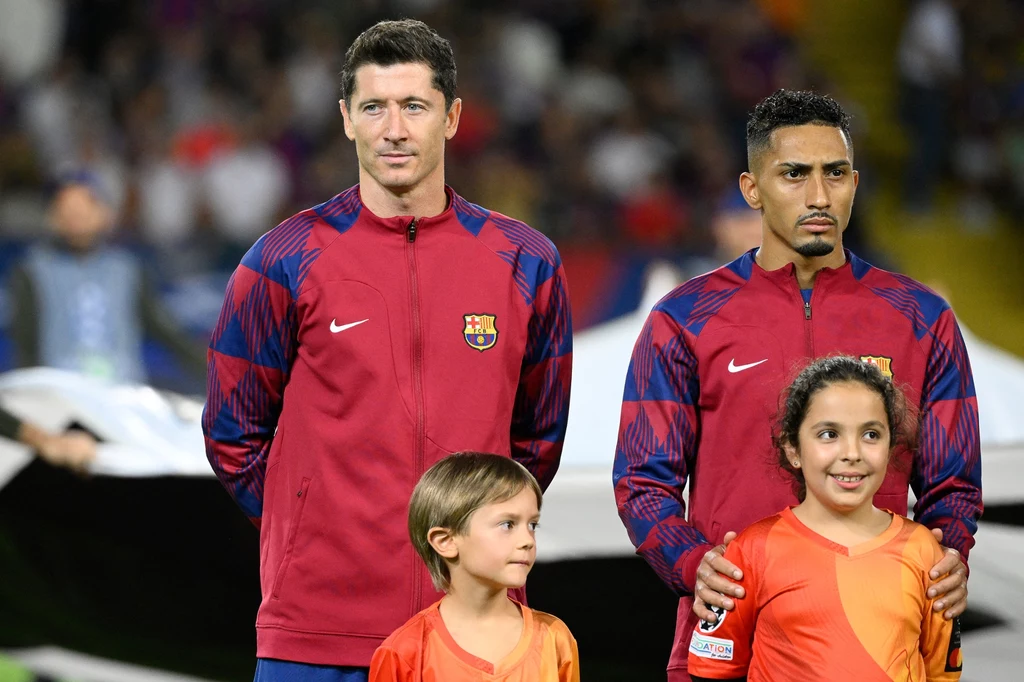 Raphinha i Robert Lewandowski Raphinha i Robert Lewandowski
