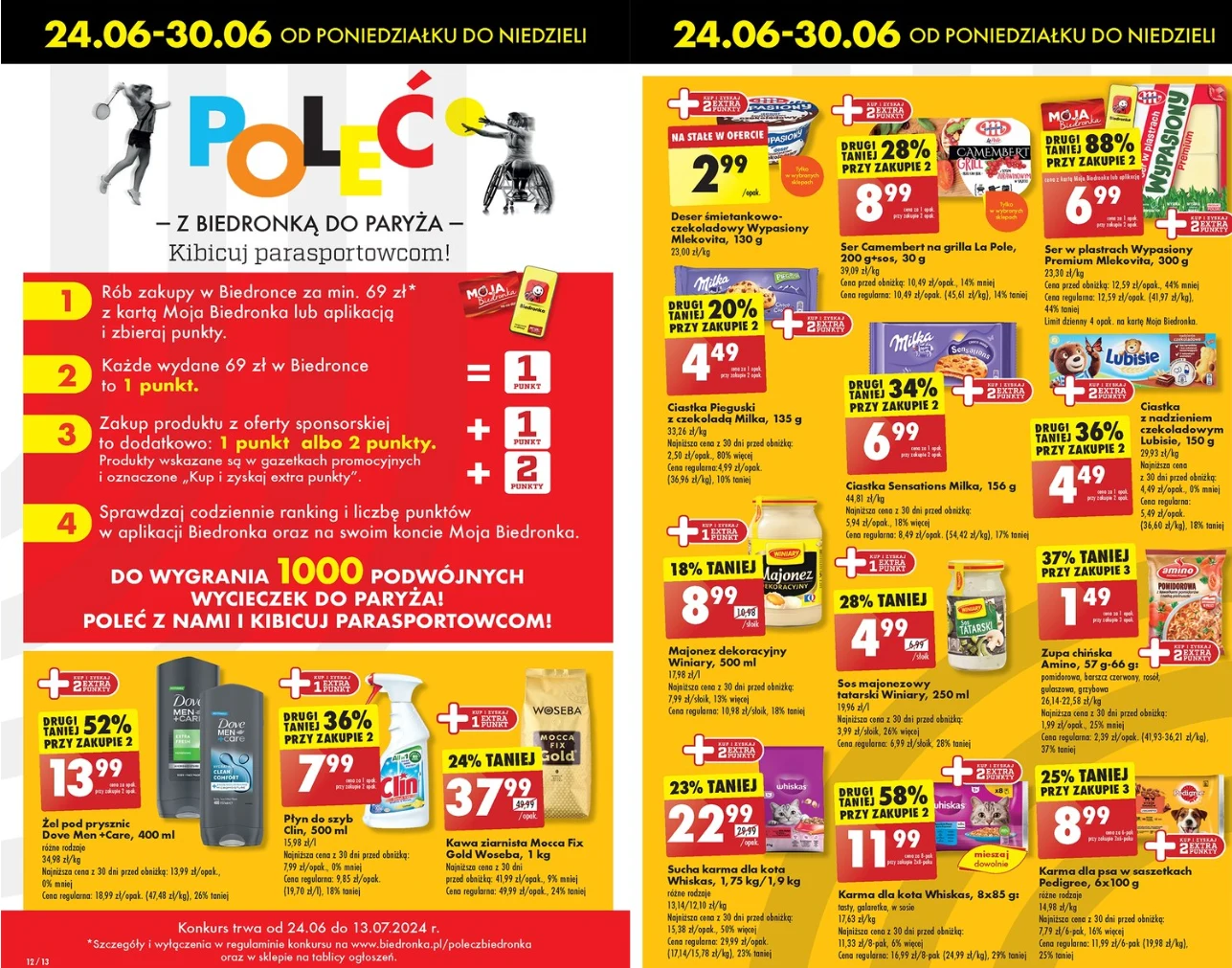 Rób zakupy w Biedronce, zbieraj punkty i wygraj wycieczkę do Paryża! 