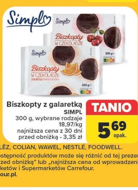 Biszkopty z galaretką Simpl