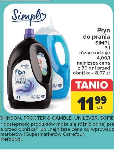 Płyn do prania Simpl