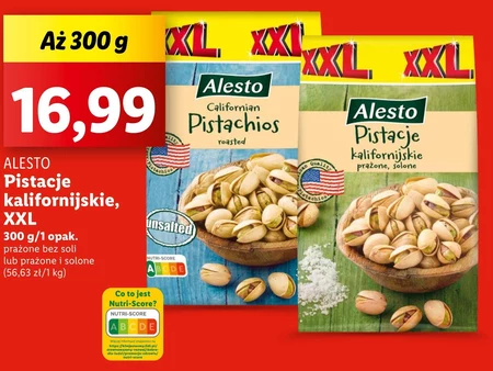 Pistacje prażone Alesto