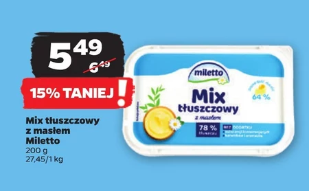 Mix tłuszczowy Miletto