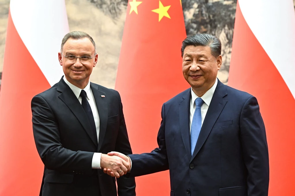 Andrzej Duda spotkał się w Chinach m.in. z przywódcą kraju, Xi Jingpingiem (na zdjęciu)