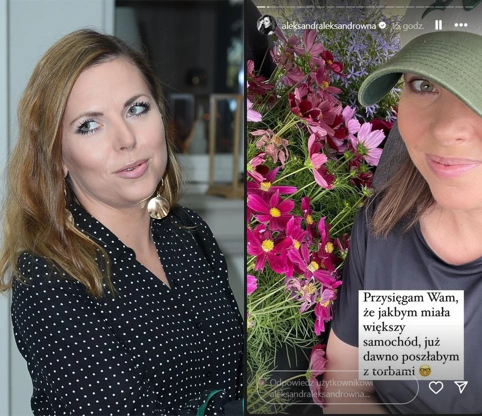 Ola Kwaśniewska omal nie poszła z torbami