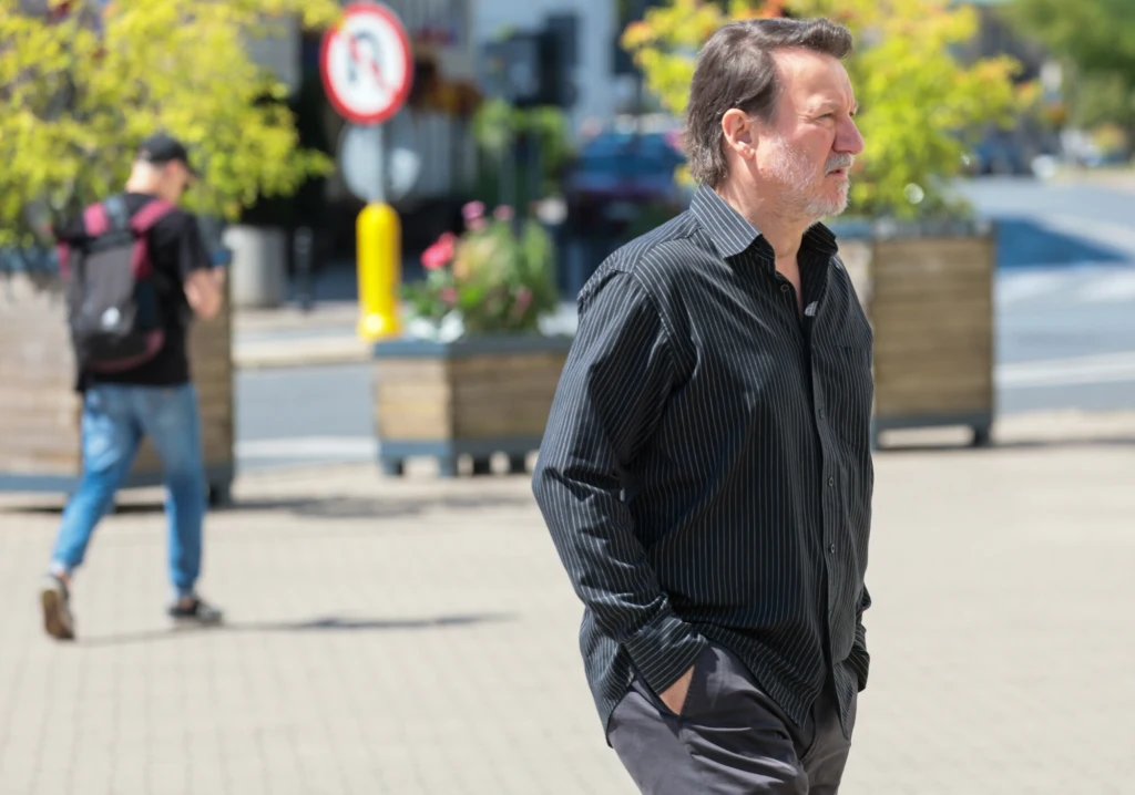 Robert Więckiewicz na pogrzebie Arkadiusza Tomiaka Robert Więckiewicz na pogrzebie Arkadiusza Tomiaka