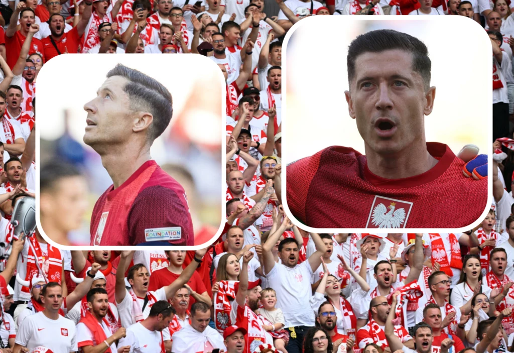 Euro 2024. Robert Lewandowski oraz kibice reprezentacji Polski Euro 2024. Robert Lewandowski oraz kibice reprezentacji Polski