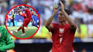 Robert Lewandowski strzelił bramkę z rzutu karnego w meczu Francja - Polska