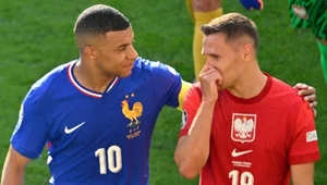 Kylian Mbappe i Przemysław Frankowski
