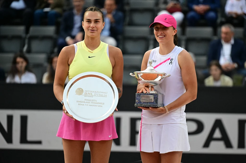 Aryna Sabalenka i Iga Świątek Aryna Sabalenka i Iga Świątek