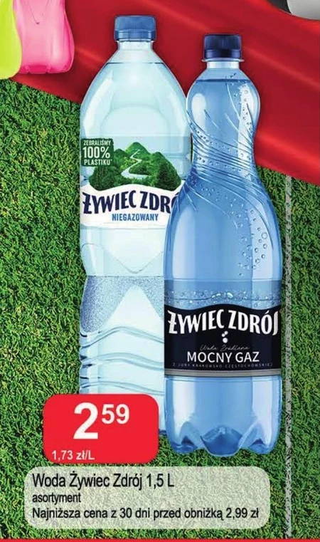 Żywiec Zdrój Niegazowany Woda źródlana 1,5 l