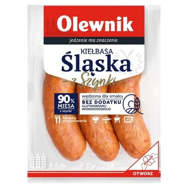 Olewnik Kiełbasa śląska z szynki 500 g - 0