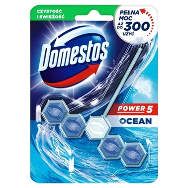 Domestos Power 5 Ocean Kostka toaletowa 55 g - 1