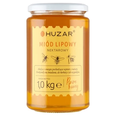 Huzar Miód lipowy nektarowy 1,0 kg - 1