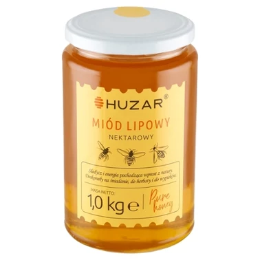 Huzar Miód lipowy nektarowy 1,0 kg - 0