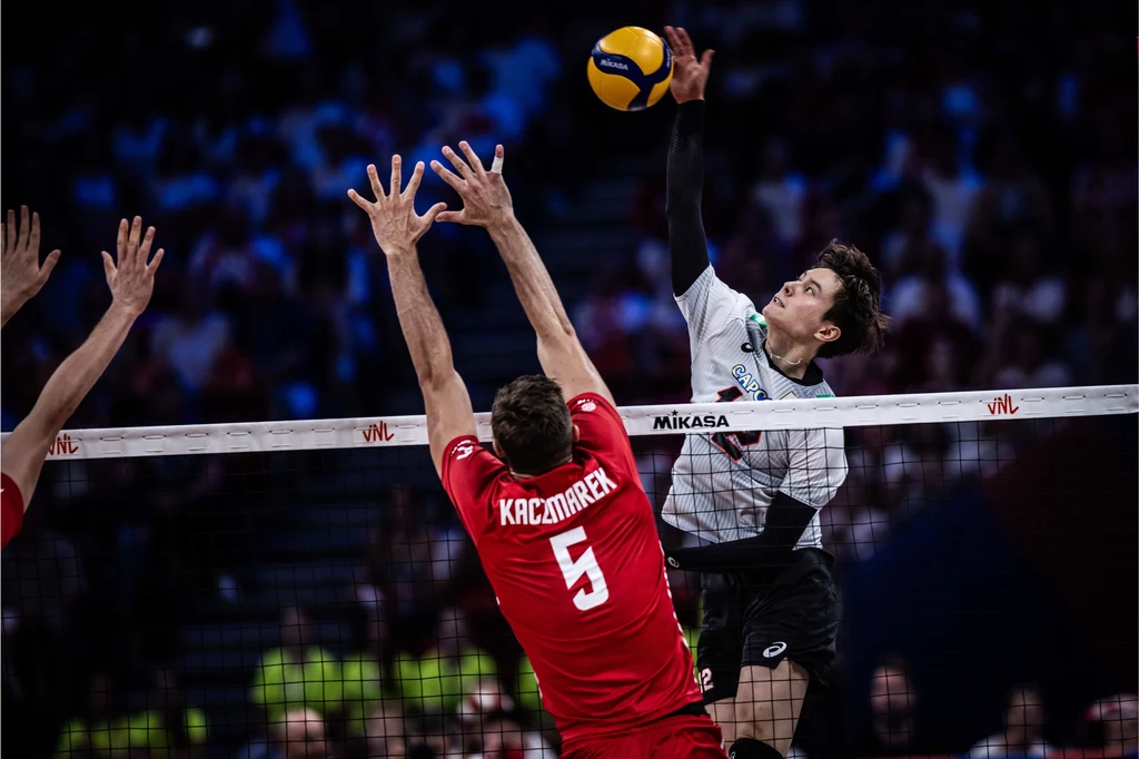 Ran Takahashi w trakcie meczu Polska - Japonia Ran Takahashi w trakcie meczu Polska - Japonia