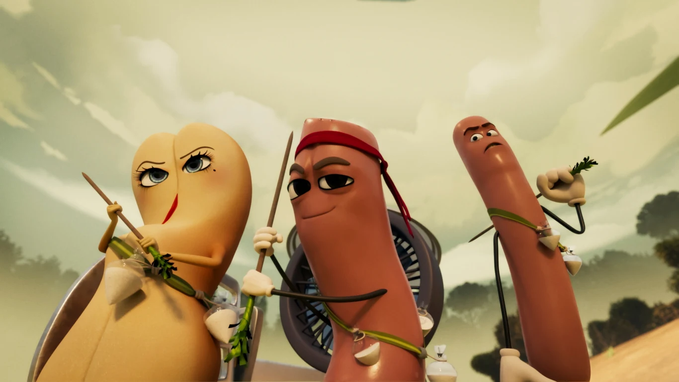 Conrad Vernon wyreżyserował serial oparty na filmie "Sausage Party" z 2016 roku. Conrad Vernon wyreżyserował serial oparty na filmie "Sausage Party" z 2016 roku.