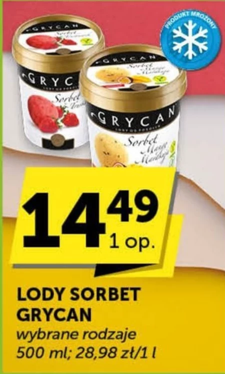 Grycan Sorbet mango marakuja 500 ml