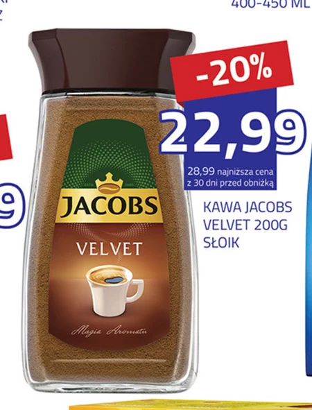 Jacobs Velvet Crema Kawa rozpuszczalna 200 g