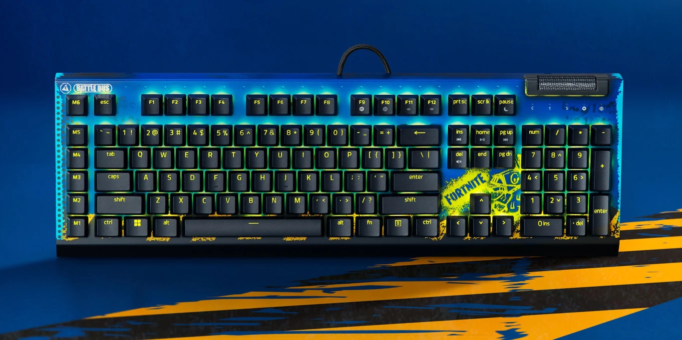 Razer BlackWidow V4 X Fortnite