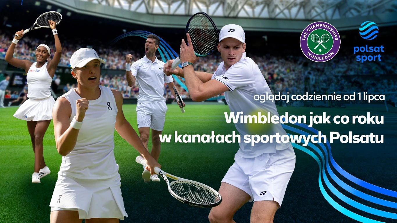 Wimbledon jak co roku w kanałach sportowych Polsatu Wimbledon jak co roku w kanałach sportowych Polsatu