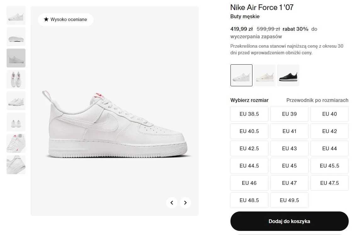 Trwa wyprzedaż w Nike!