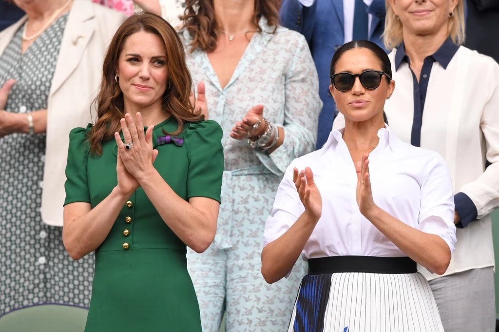 Księżna Kate była widziana na Wimbledonie z Meghan Markle