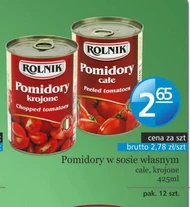 Нарізані помідори Rolnik