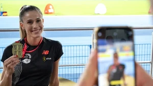 Natalia Kaczmarek ze złotym medalem