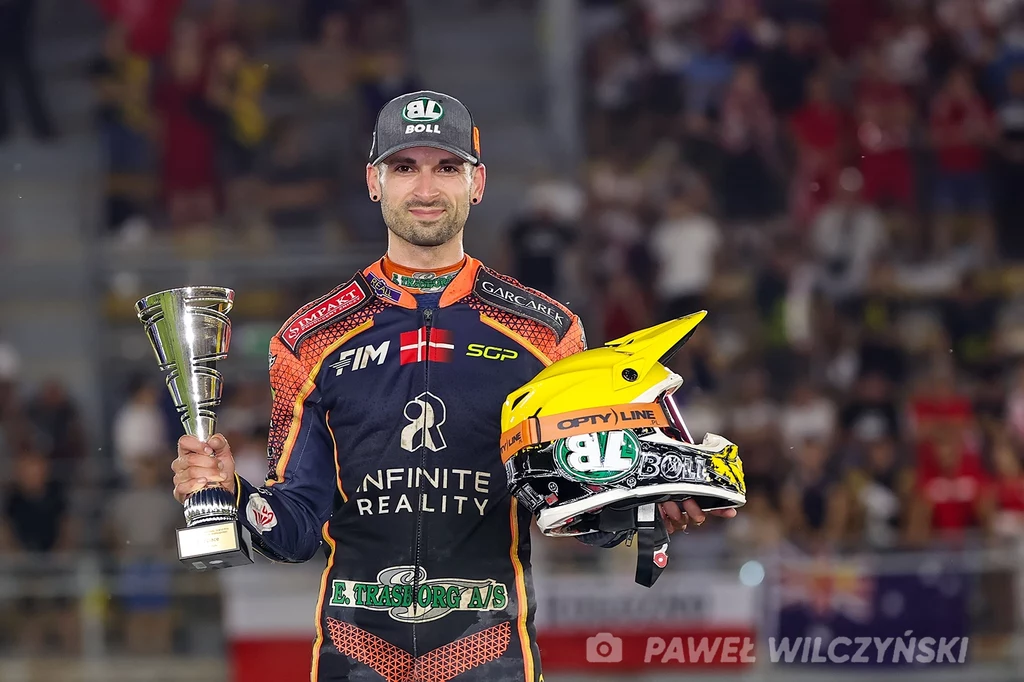 Mikkel Michelsen na podium Grand Prix Polski w Gorzowie Wielkopolskim Mikkel Michelsen na podium Grand Prix Polski w Gorzowie Wielkopolskim