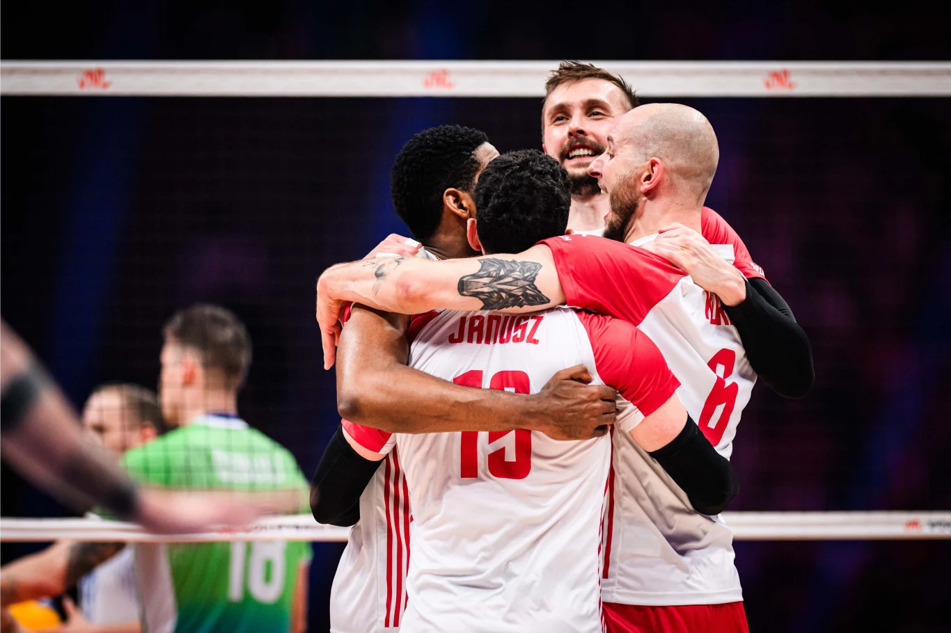 Mateusz Bieniek i koledzy z kadry