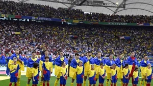 Reprezentacja Ukrainy przed meczem z Belgią