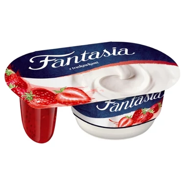 Fantasia Jogurt kremowy z truskawkami 118 g - 1
