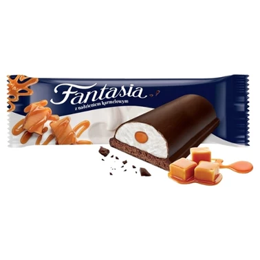 Fantasia Batonik mleczny z nadzieniem karmelowym 27 g - 0