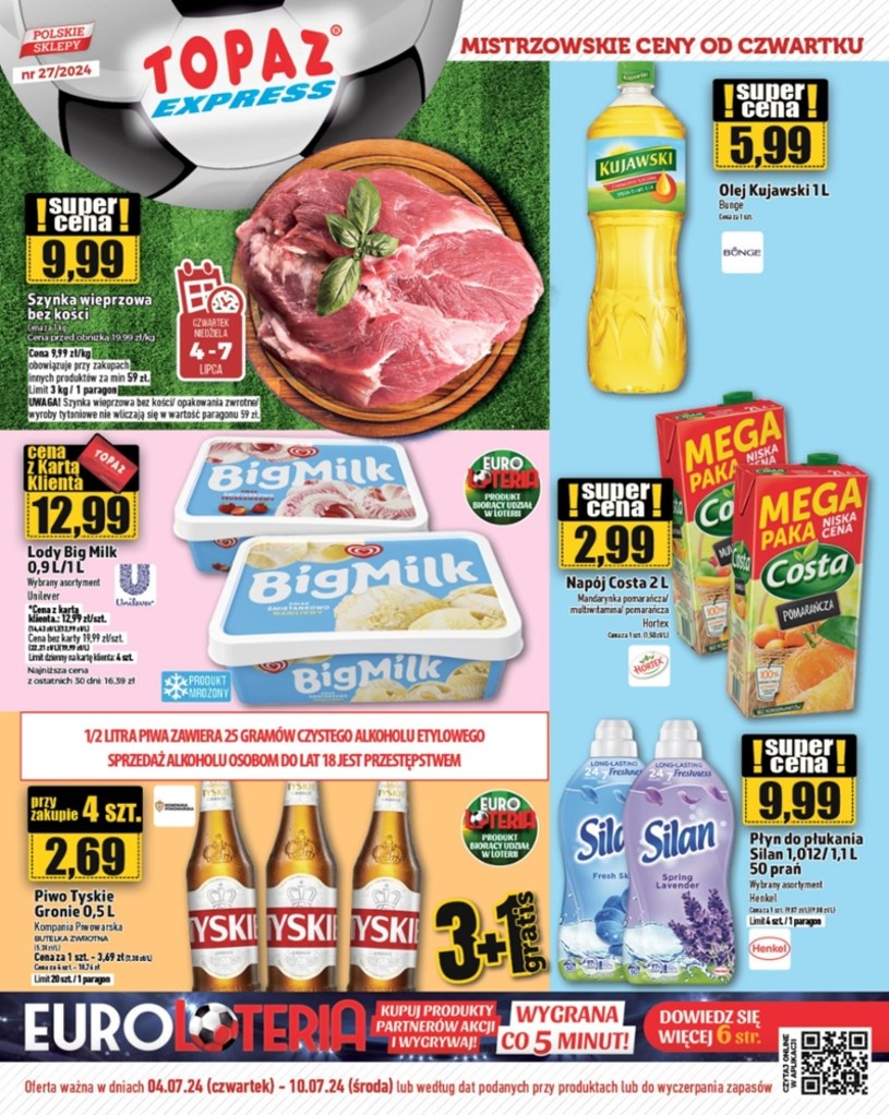 Gazetka: Świeże produkty, niskie ceny - Topaz - strona 1