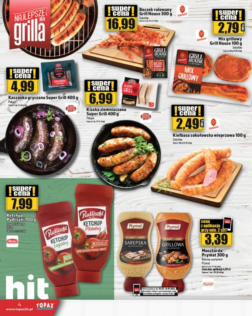 Gazetka: Świeże produkty, niskie ceny - Topaz - strona 4
