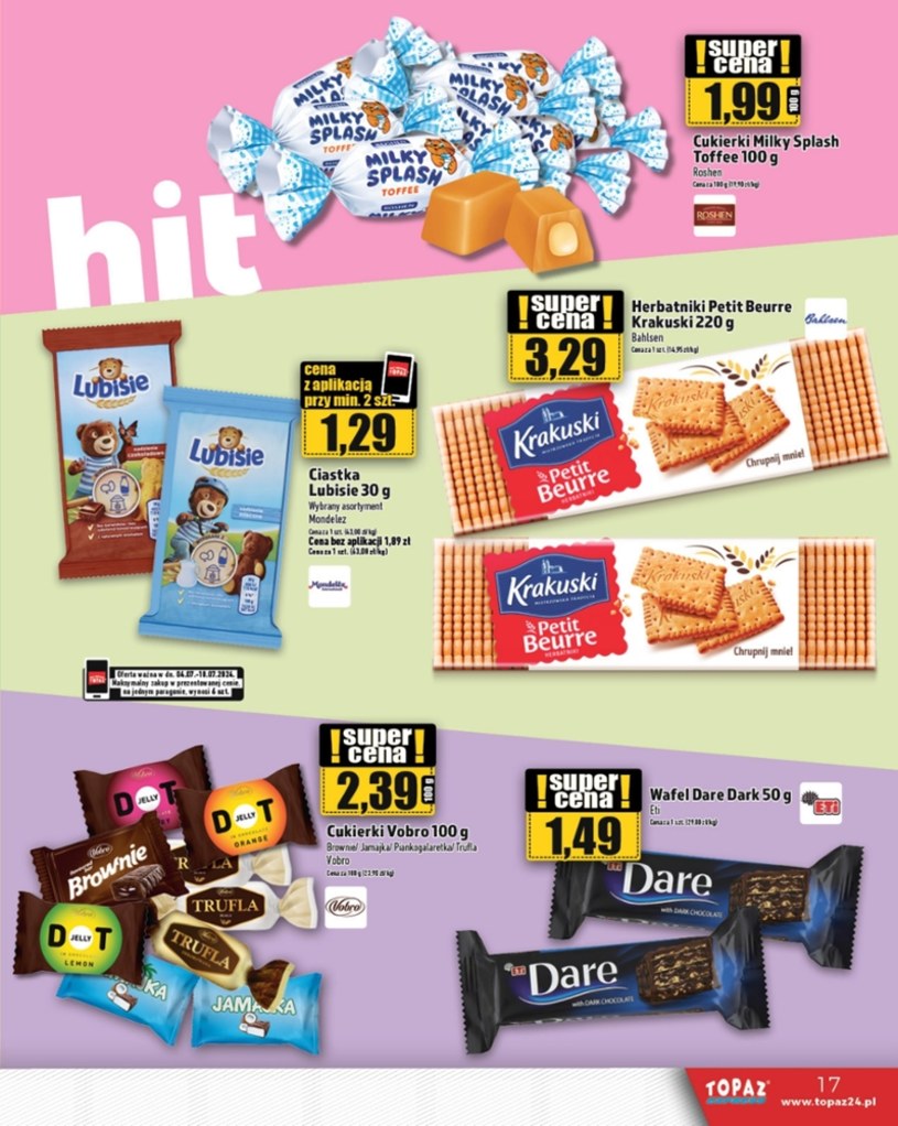 Gazetka: Świeże produkty, niskie ceny - Topaz - strona 17