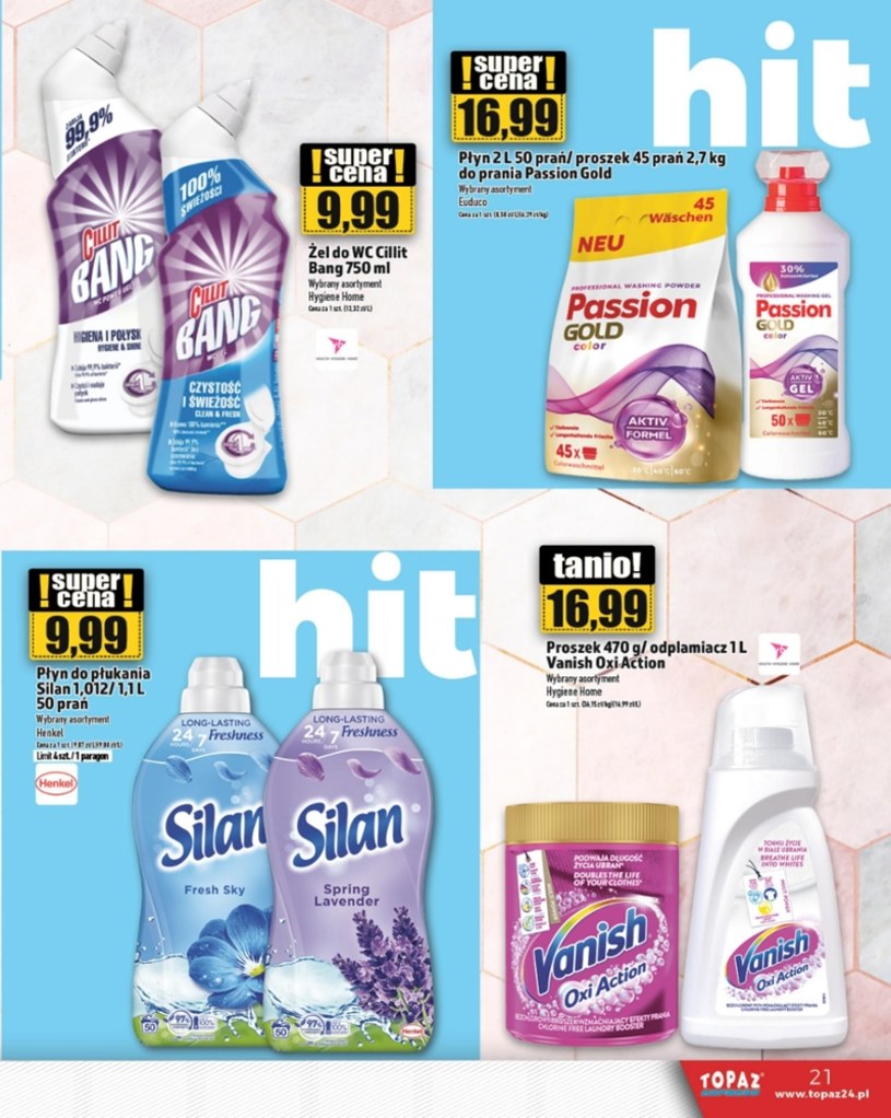 Gazetka: Świeże produkty, niskie ceny - Topaz - strona 21