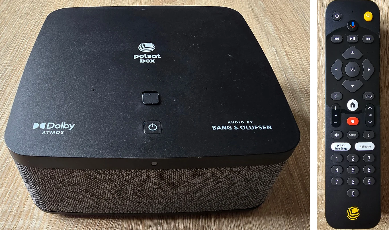 Polsat soundbox 4K z pilotem. Polsat soundbox 4K z pilotem.