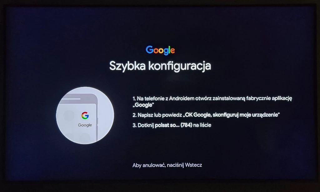 Do szybkiej konfiguracji dekodera polsat soundboxa możemy wykorzystać telefon z Androidem.