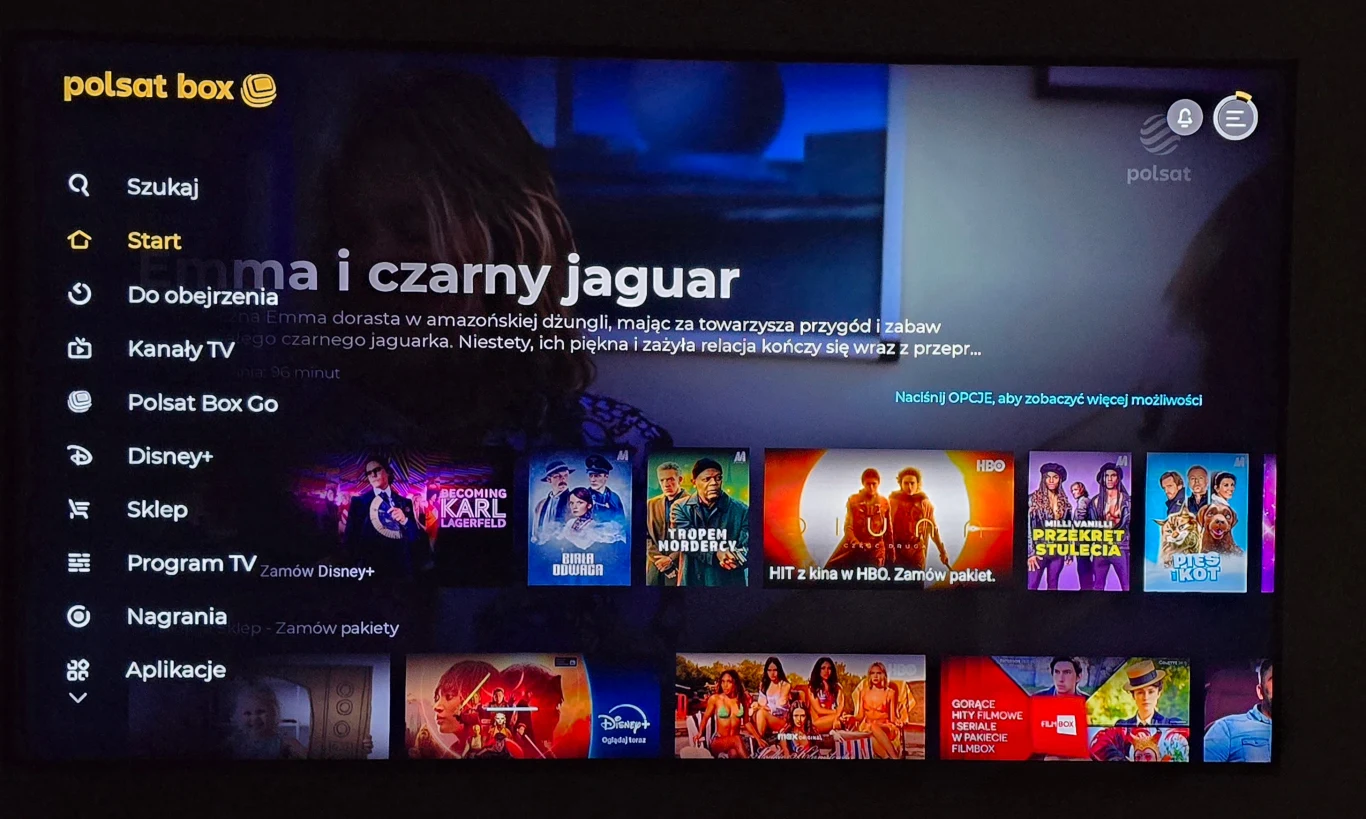 Polsat soundbox 4K ma menu podobne do tego z innych dekoderów Polsat Box. Polsat soundbox 4K ma menu podobne do tego z innych dekoderów Polsat Box.
