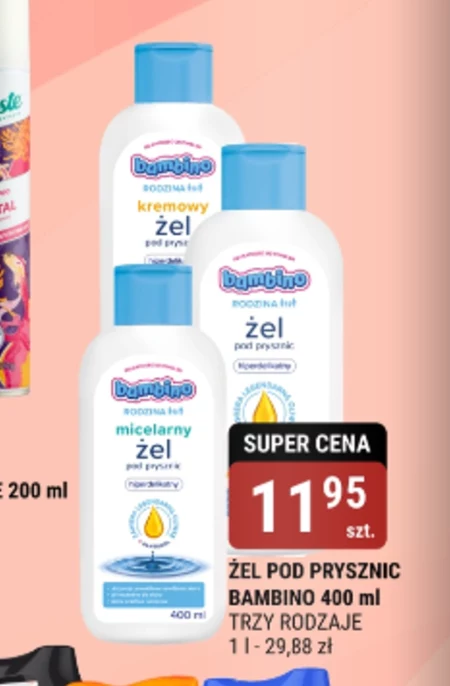 Bambino Rodzina Żel pod prysznic 1000 ml