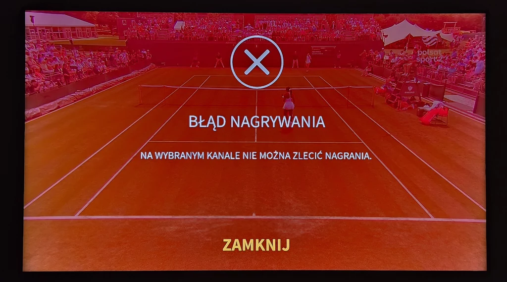 Nagrywanie w chmurze (nPVR) działa tylko na niektórych kanałach z oferty Polsat Box.