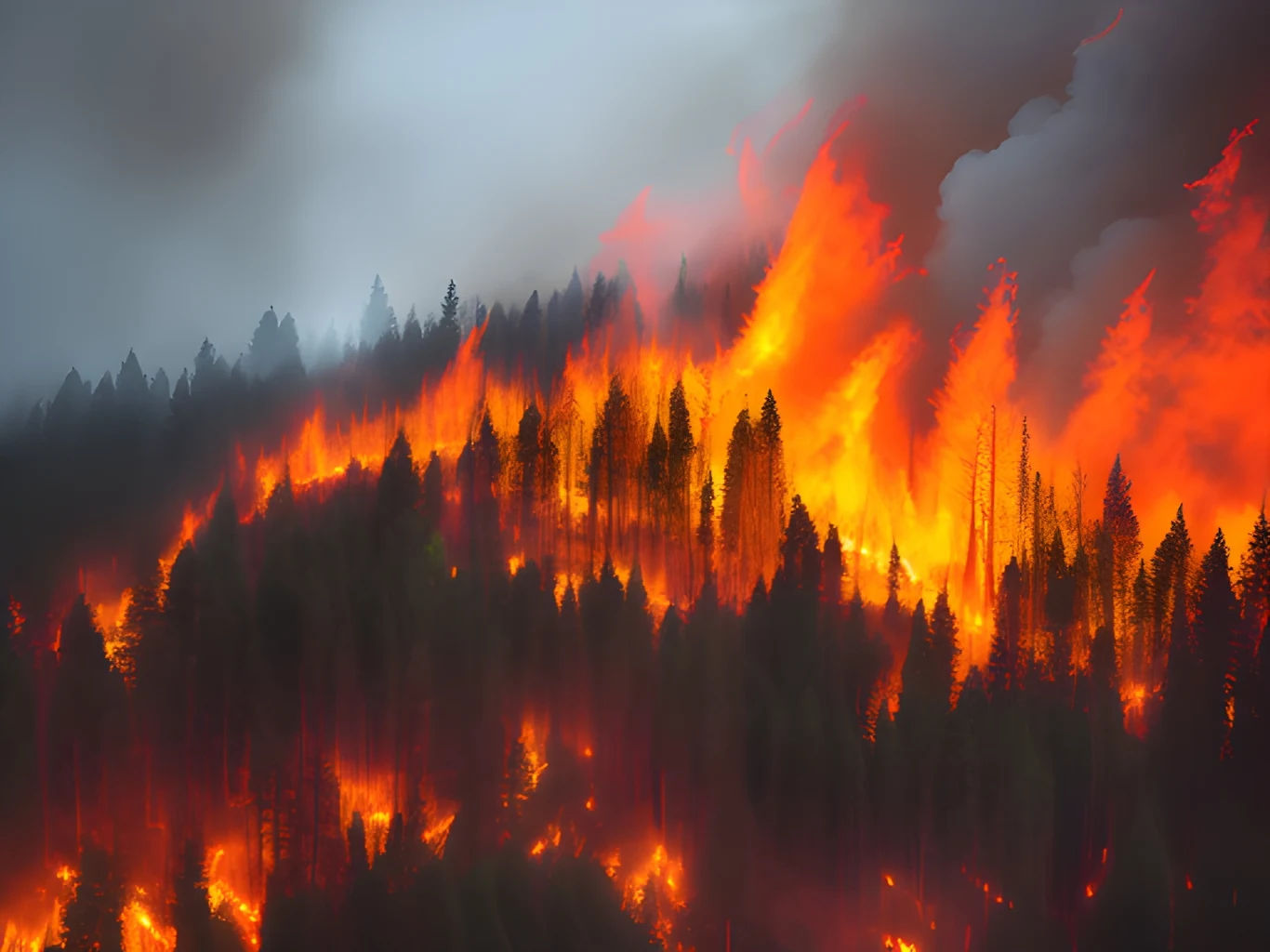 Pożar lasu Pożar lasu