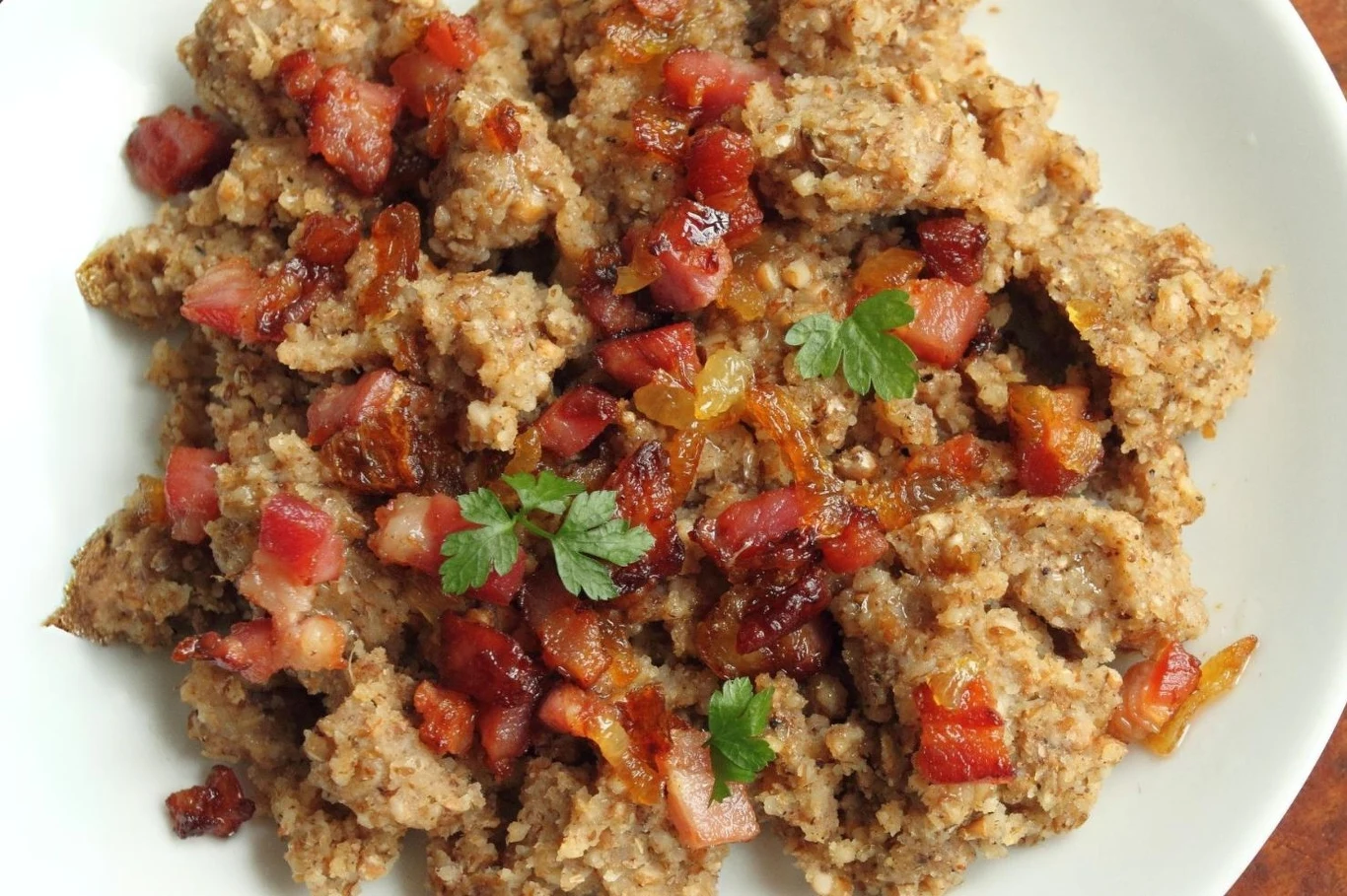 Prażuchy żywieckie ze skwarkami z boczku to najprostszy obiad dla całej rodziny. Prażuchy żywieckie ze skwarkami z boczku to najprostszy obiad dla całej rodziny.