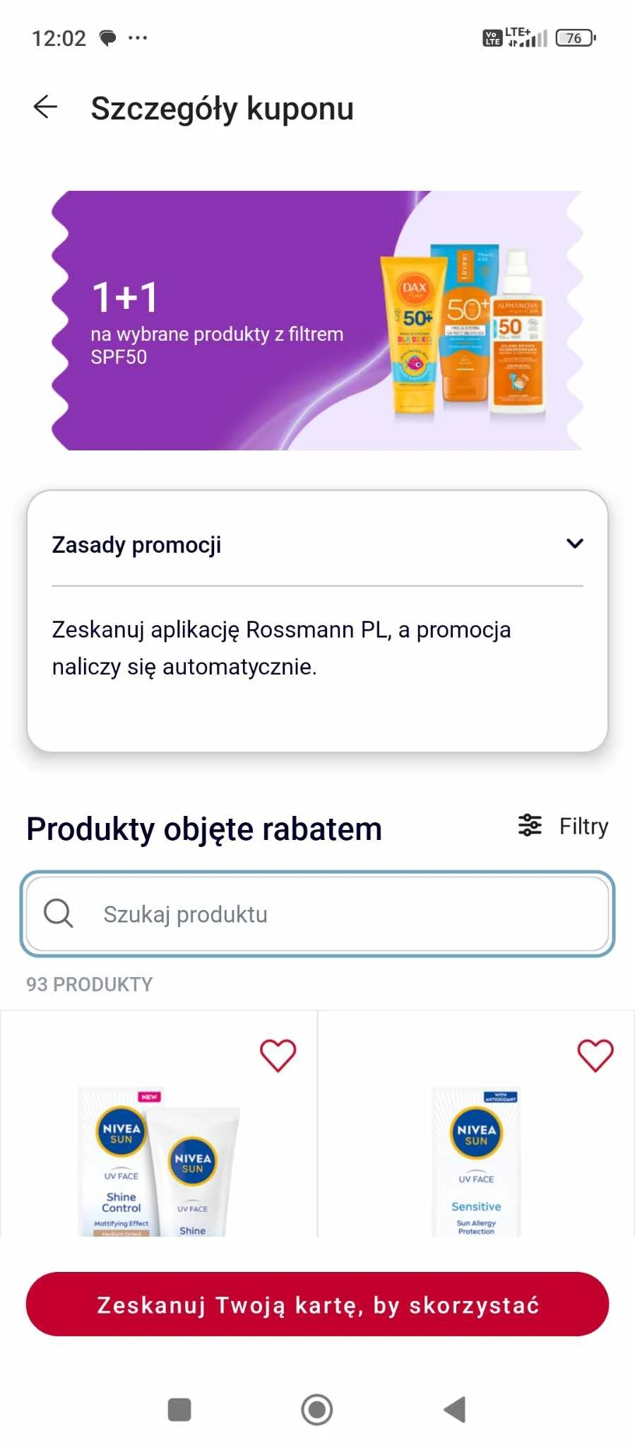 Uśmiechnij się i zdobądź kupon na produkty z filtrem SPF50