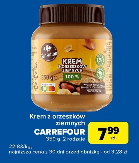 Krem orzechowy Carrefour