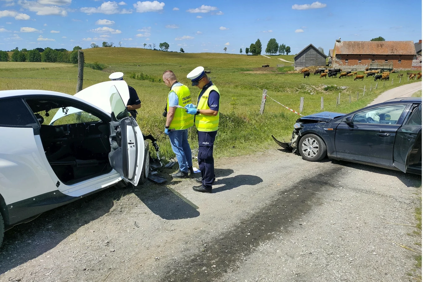 Wypadek Sebastiena Ogiera pod Gołdapią. Wypadek Sebastiena Ogiera pod Gołdapią.
