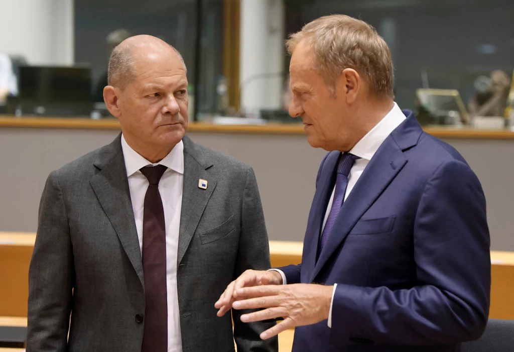 Kanclerz Olaf Scholz i premier Donald Tusk Kanclerz Olaf Scholz i premier Donald Tusk