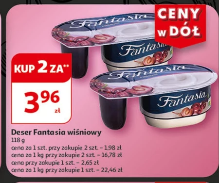 Fantasia Jogurt kremowy z wiśniami 118 g
